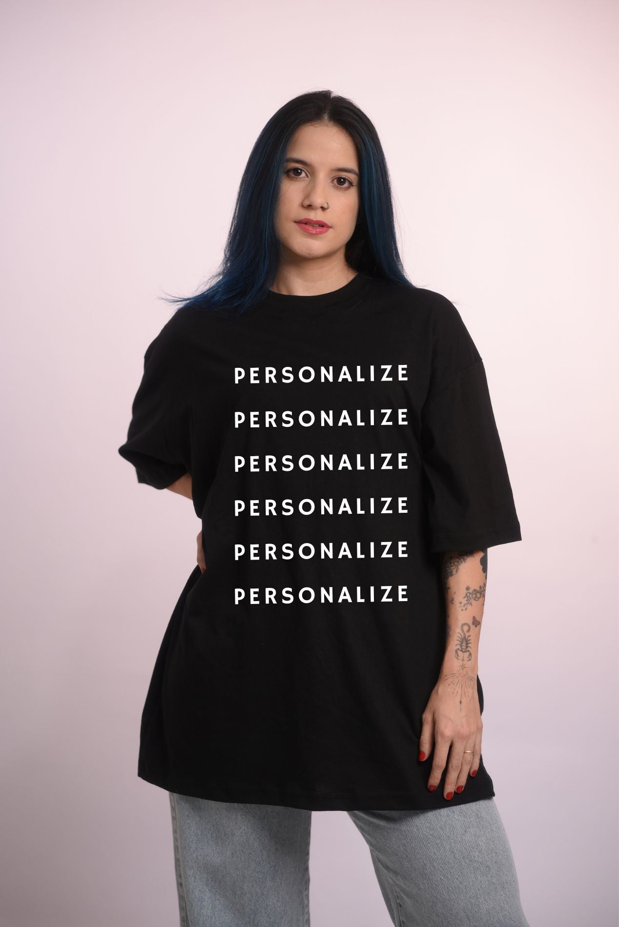 Personalize sua Camiseta Oversized