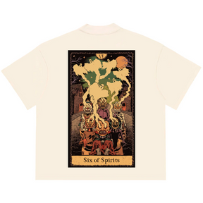 Camiseta Oversized Tshirt Ramello Tarot Six of Spirits