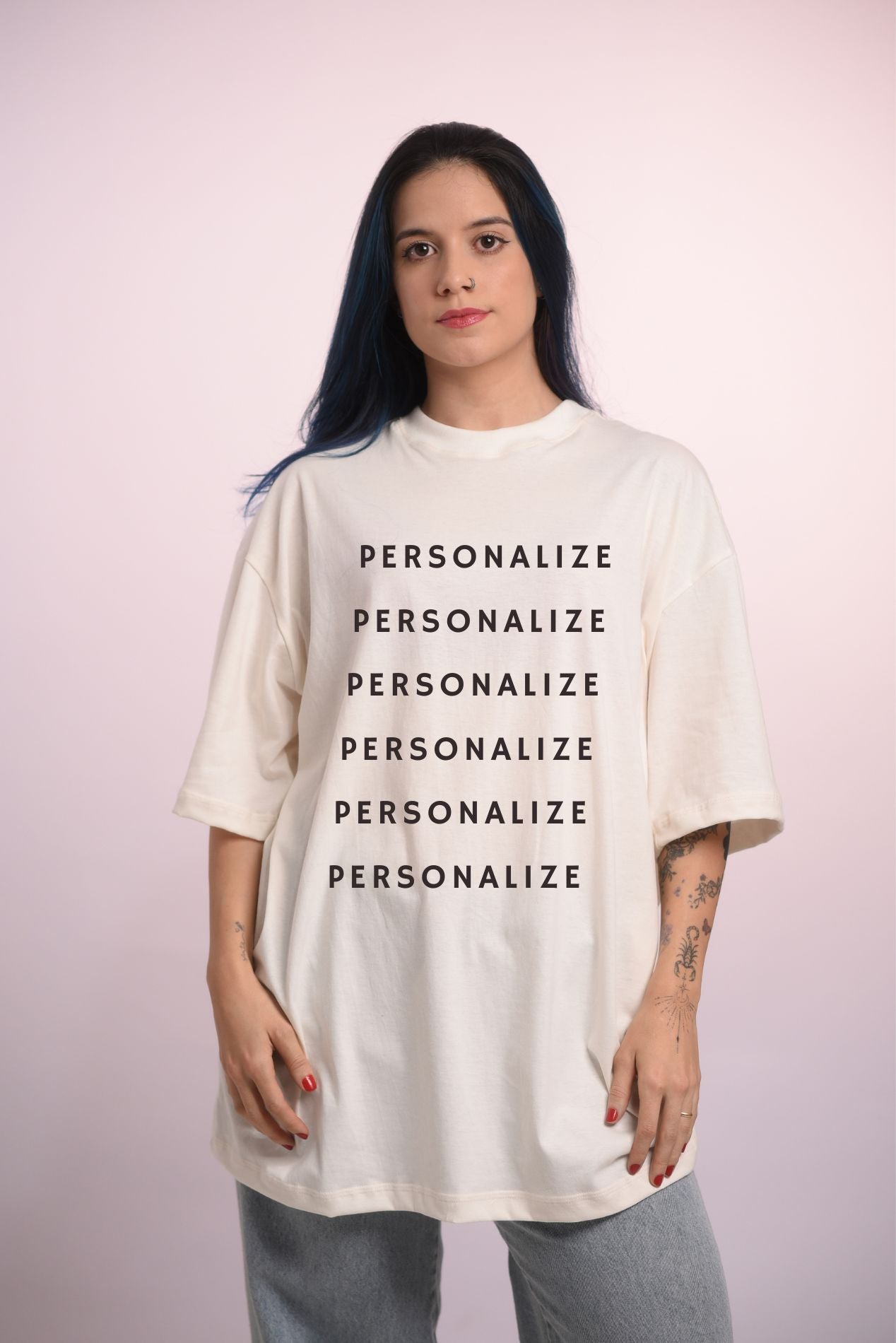 Personalize sua Camiseta Oversized