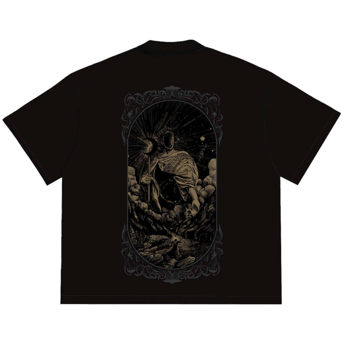 Camiseta Oversized Tshirt Ramello Tarot Final Universe