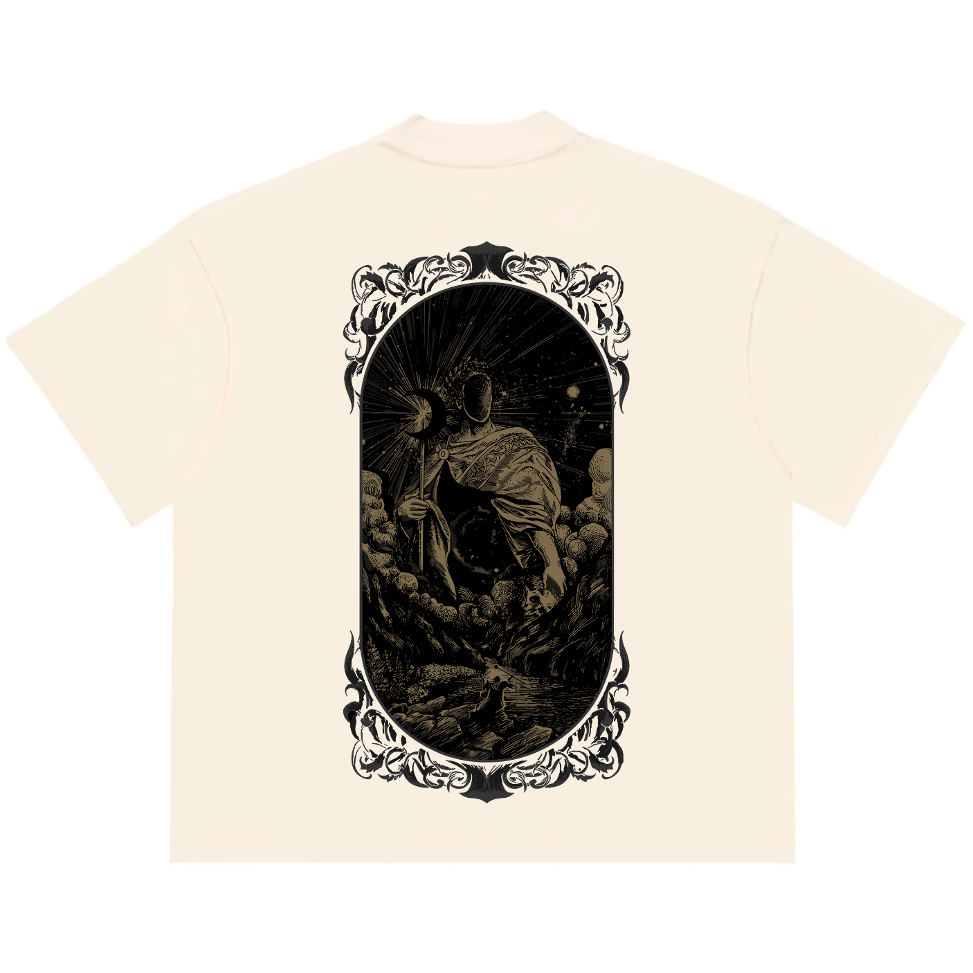 Camiseta Oversized Tshirt Ramello Tarot Final Universe