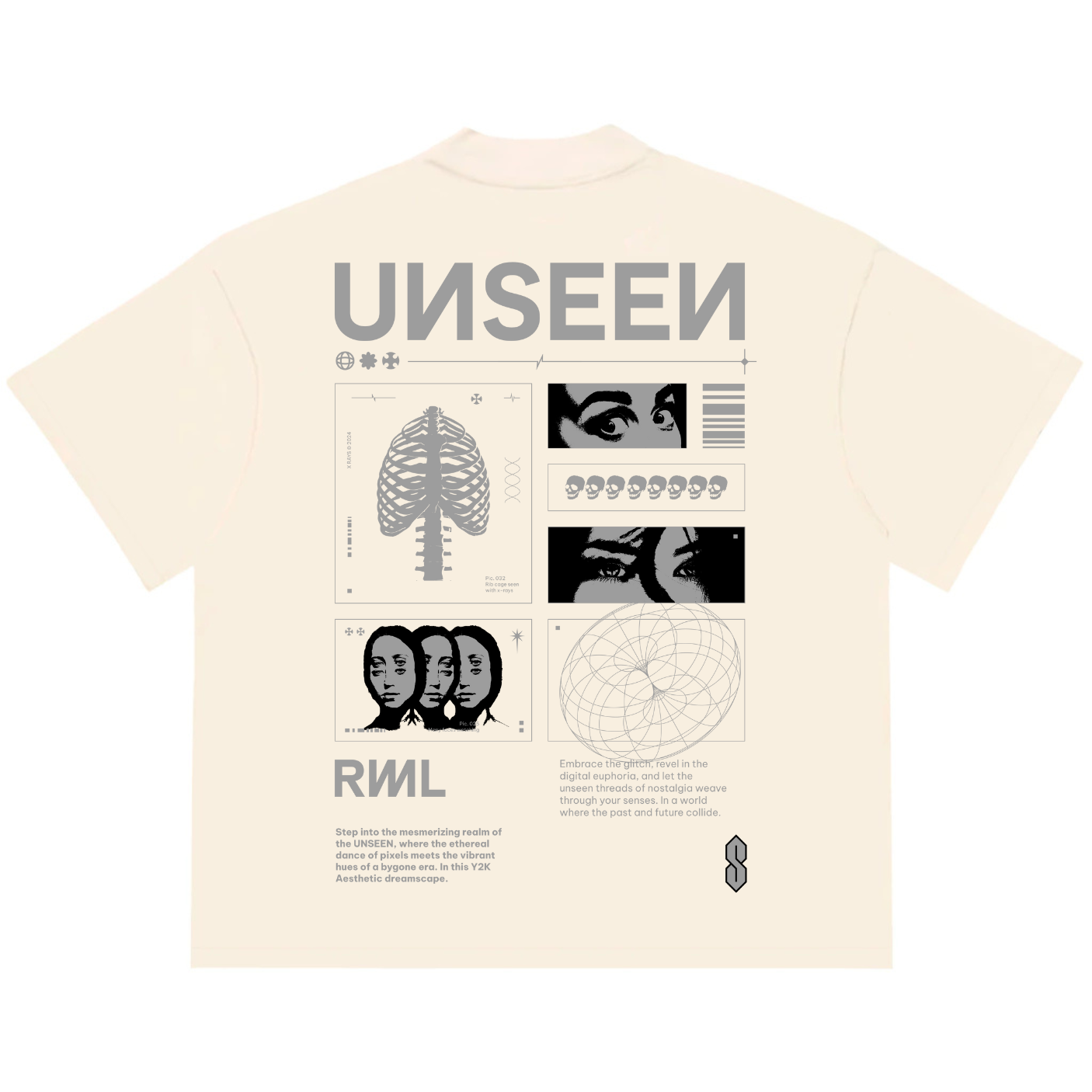 Camiseta Oversized Tarot Unseen Ramello