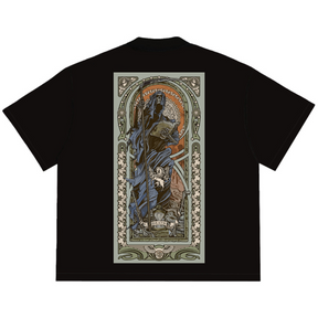 Camiseta Oversized Tshirt Ramello Tarot Death