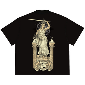 Camiseta Oversized Tshirt Ramello Tarot Justice