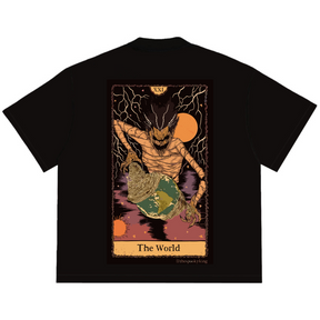 Camiseta Oversized Tshirt Ramello Tarot The World