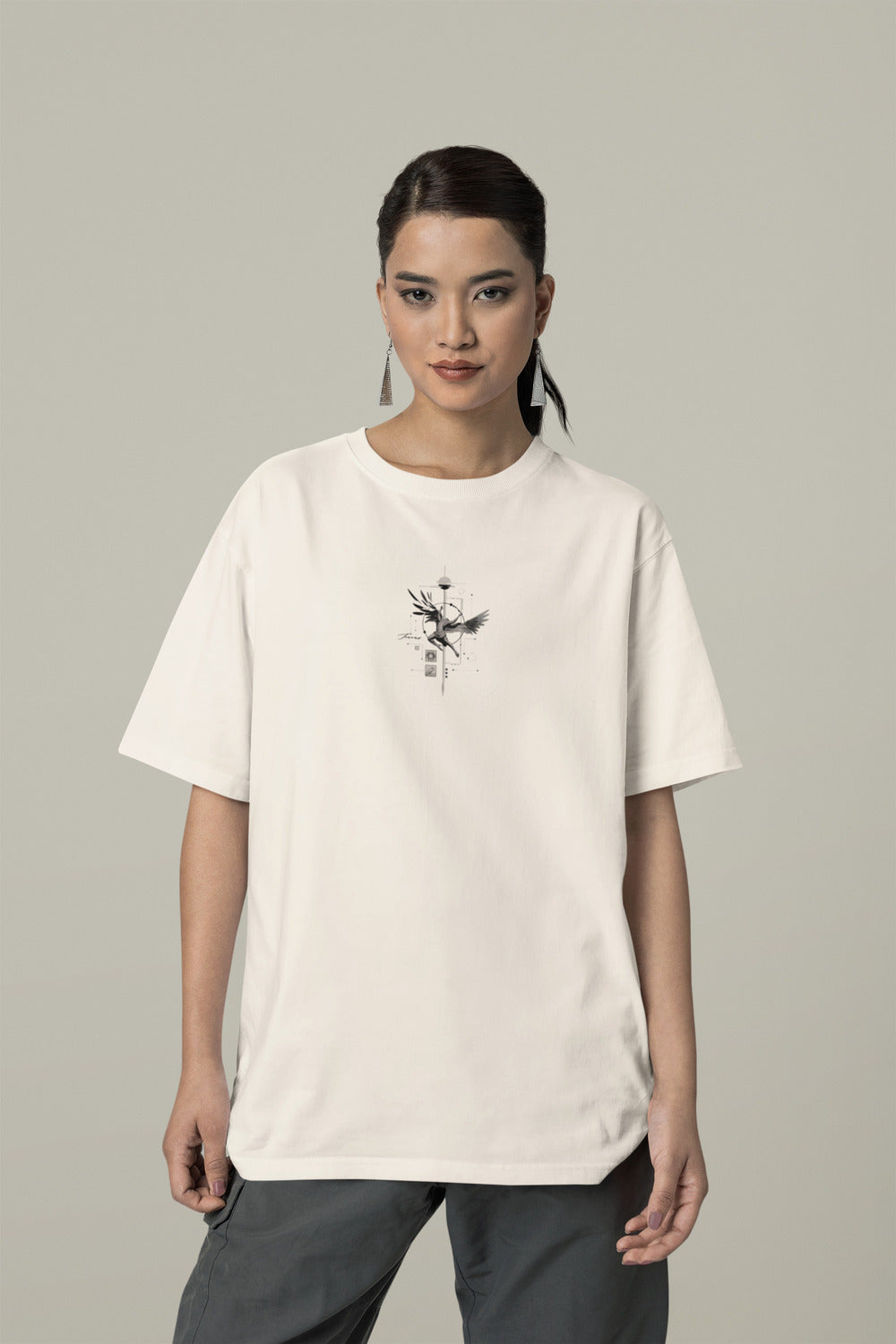 Camiseta Oversized Tshirt Ramello Despojada Arcanjo Angelo