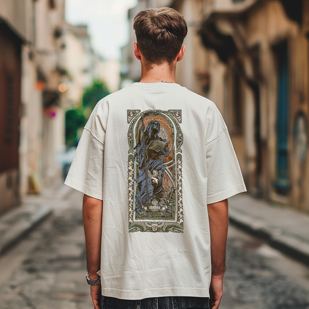 Camiseta Oversized Tshirt Ramello Tarot Death