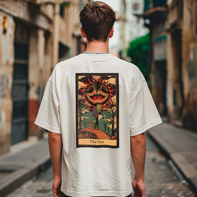 Camiseta Oversized Tshirt Ramello Tarot The Sun