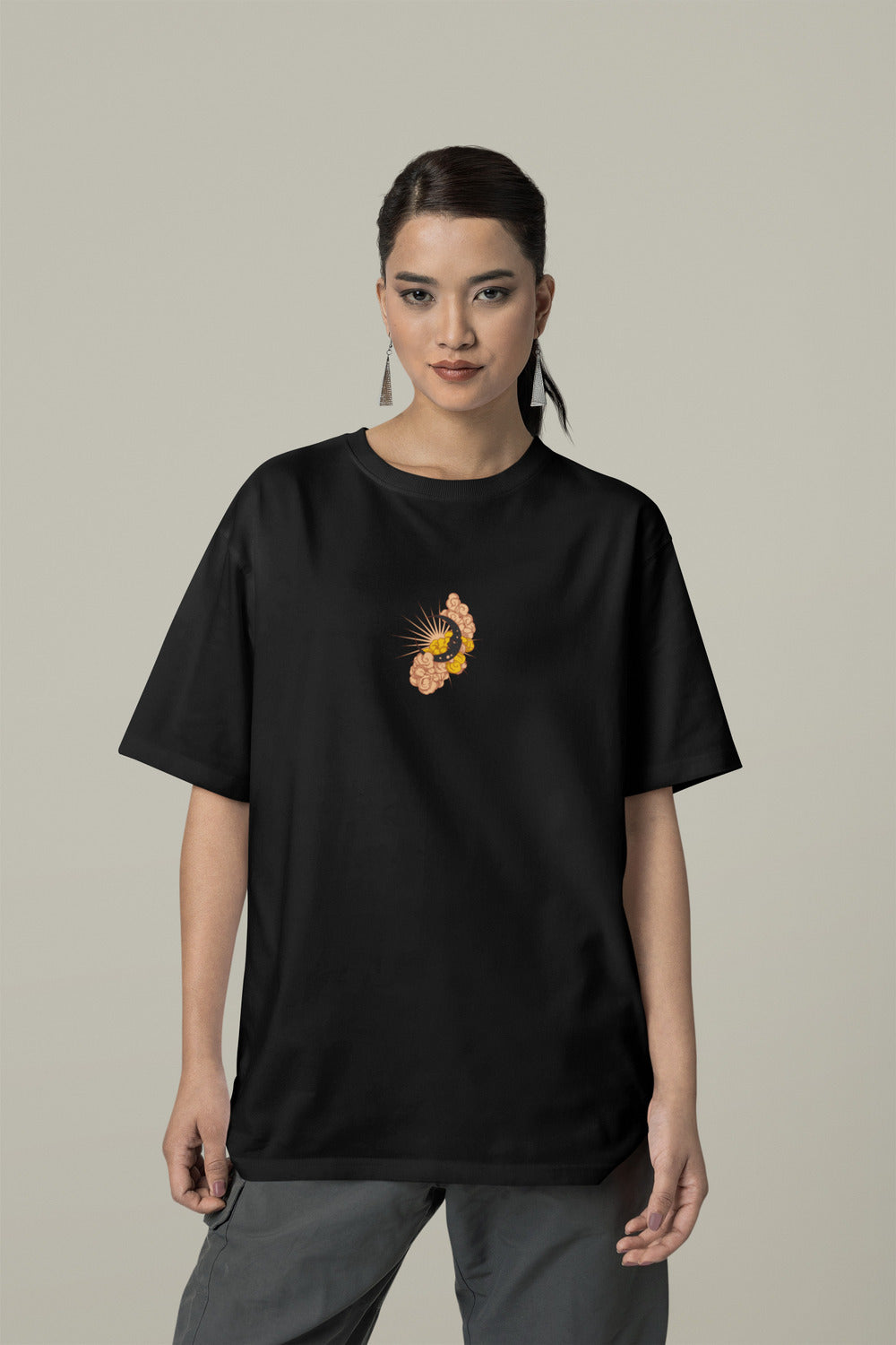 Camiseta Oversized Tshirt Ramello Despojada Eclipse Sereno