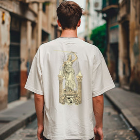 Camiseta Oversized Tshirt Ramello Tarot Justice