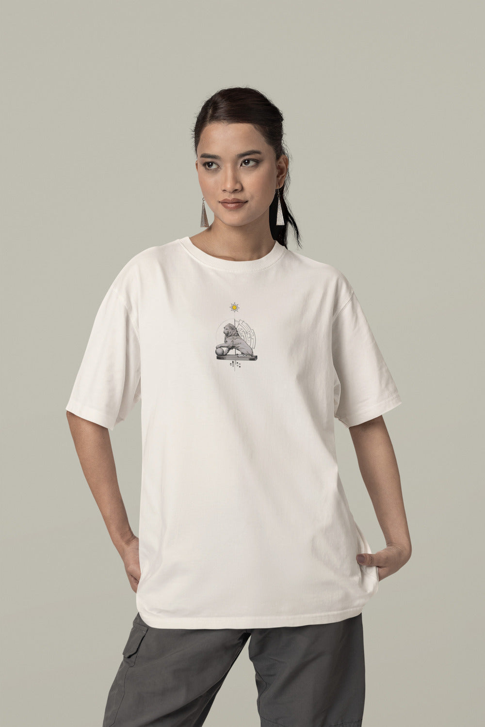 Camiseta Oversized Tshirt Ramello Despojada Serenidade