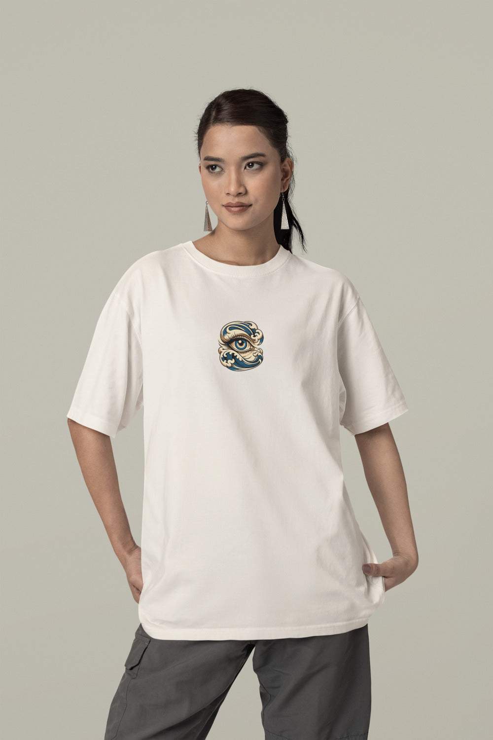 Camiseta Oversized Tshirt Ramello Despojada Waves