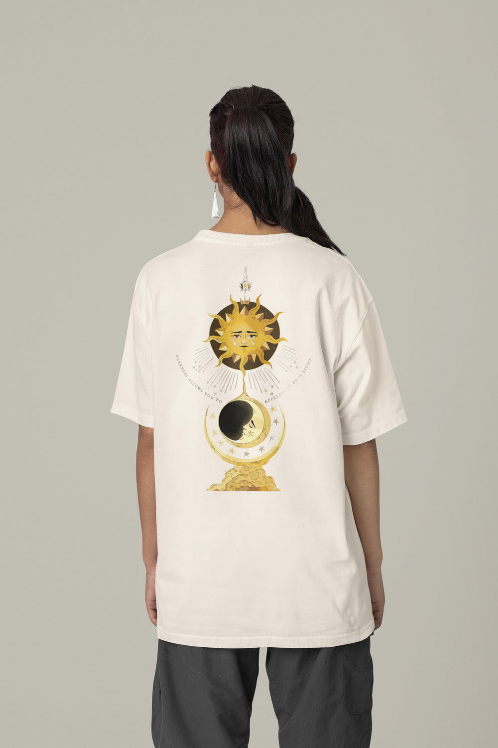 Camiseta Oversized Tshirt Ramello Exclusive Moon Sun