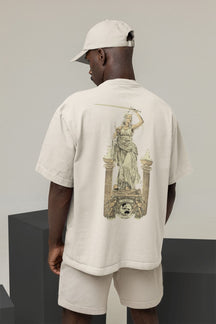 Camiseta Oversized Tshirt Ramello Tarot Justice