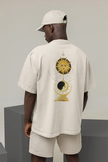 Camiseta Oversized Tshirt Ramello Exclusive Moon Sun