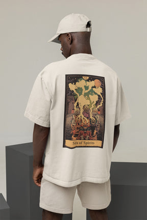 Camiseta Oversized Tshirt Ramello Tarot Six of Spirits