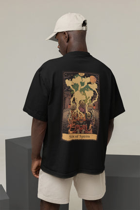 Camiseta Oversized Tshirt Ramello Tarot Six of Spirits