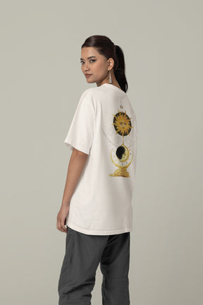 Camiseta Oversized Tshirt Ramello Exclusive Moon Sun